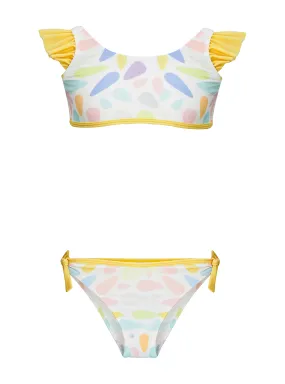 White - Girls` Swimsuit